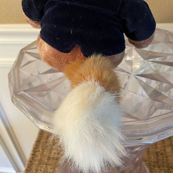 Harrods Hedgerow Velvet Jacket Fox Plush Vintage NWT - Picture 10 of 14